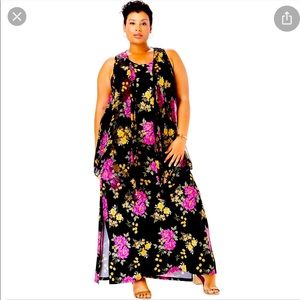 Jessica London Plus Size Maxi Dress W-14